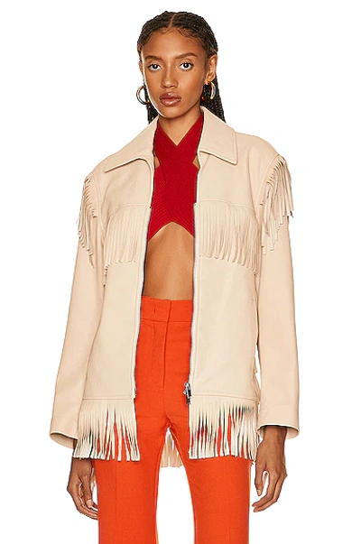 Stella mccartney fringe jacket sales