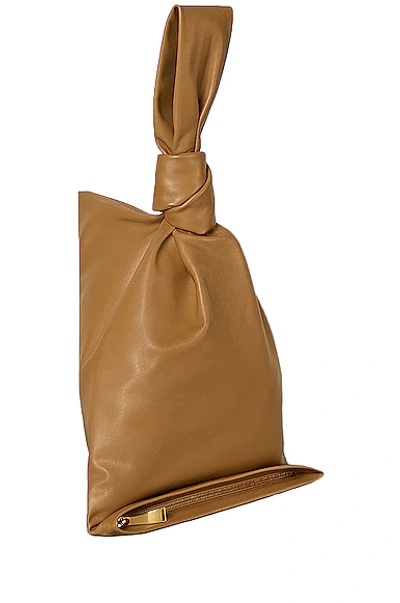 Pre-owned Fwrd Renew Bottega Veneta Leaher Knot Bag In Caramel & Gold