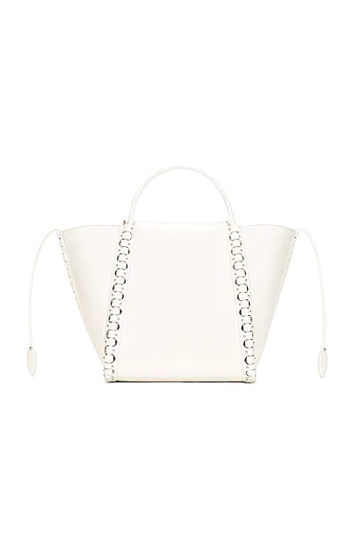 Shop Fwrd Renew Alaïa Hinge Bag In Blanc Optique