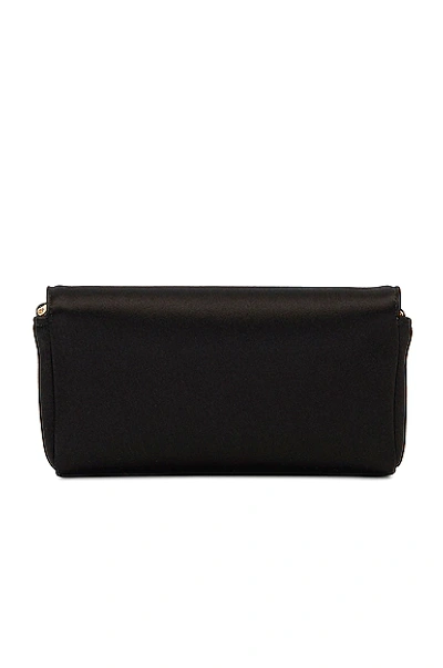 Shop Fwrd Renew Tom Ford Satin Crystal Small Shoulder Bag In Black