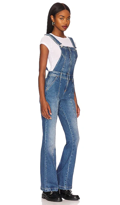 Free People Camilla Slim Boot Overall In Rolling River | ModeSens