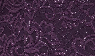Alex Evenings Embroidered Lace Mock Two-piece Gown With Jacket In Purple