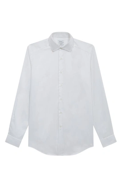 Reiss Remote Cotton Button-up Shirt In White