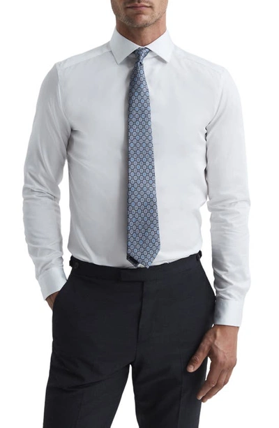 Reiss Remote Cotton Button-up Shirt In White