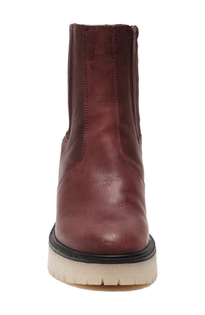 Shop Free People James Chelsea Boot In Cherry Chocolate