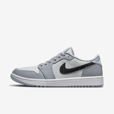 Shop Jordan Men's Air  1 Low G Golf Shoes In Grey