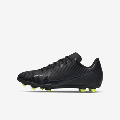 Shop Nike Jr. Mercurial Vapor 15 Club Little/big Kids' Multi-ground Soccer Cleats In Black
