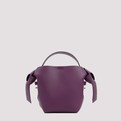 Shop Acne Studios Musubi Mini Bag In Pink &amp; Purple