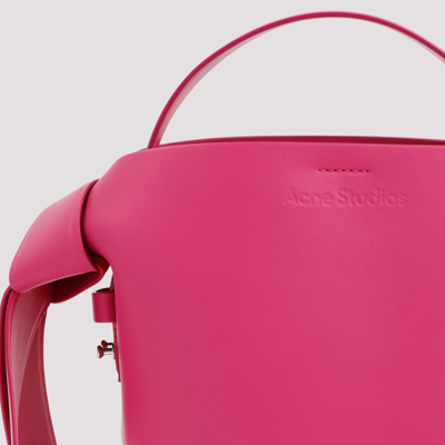 Shop Acne Studios Musubi Mini Bag In Pink &amp; Purple