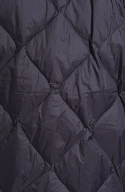 Rag & Bone Dane Quilted Shell Down Overshirt In Black