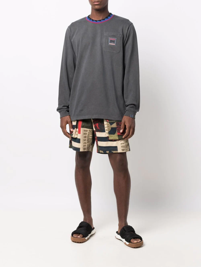 Billionaire Boys Club Cotton Contrasting-collar Sweatshirt In Black