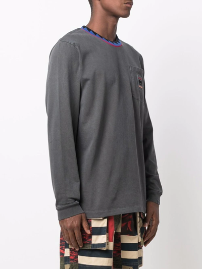 Billionaire Boys Club Cotton Contrasting-collar Sweatshirt In Black