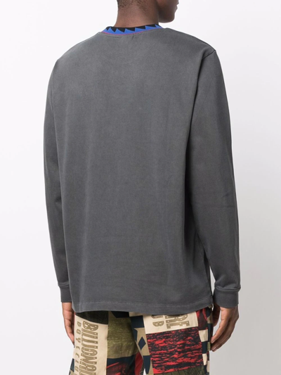 Billionaire Boys Club Cotton Contrasting-collar Sweatshirt In Black