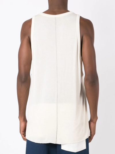 Osklen Basic Straight-cut Tank Top In Neutrals