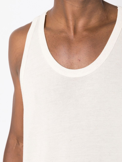 Osklen Basic Straight-cut Tank Top In Neutrals