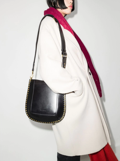 Isabel Marant Oskan New Leather Crossbody Bag In Schwarz
