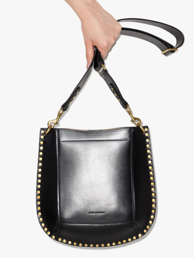 Isabel Marant Oskan New Leather Crossbody Bag In Schwarz