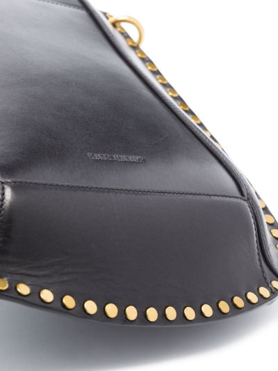 Isabel Marant Oskan New Leather Crossbody Bag In Schwarz