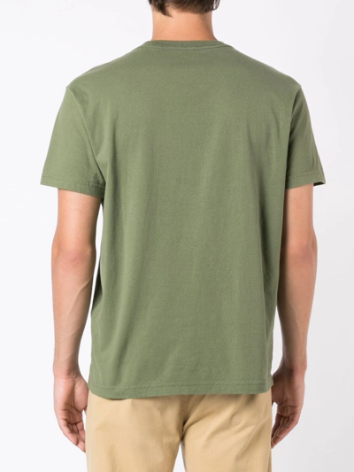 Shop Osklen Graphic-print Cotton T-shirt In Green