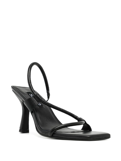 Senso Uxley Leather Sandals In Schwarz
