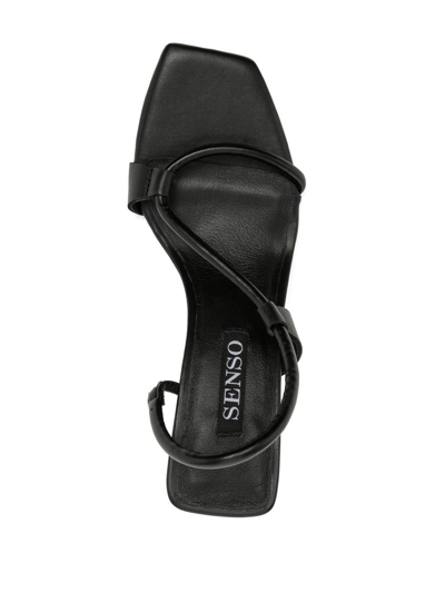 Shop Senso Uxley Leather Sandals In Schwarz