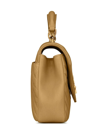 Saint Laurent Medium Collège Shoulder Bag In Brown