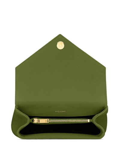 Saint Laurent Medium Collège Shoulder Bag In Brown