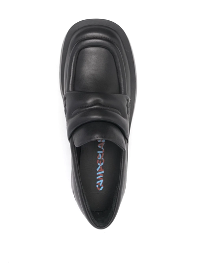Shop Camperlab Leather Round-toe Loafers In Black