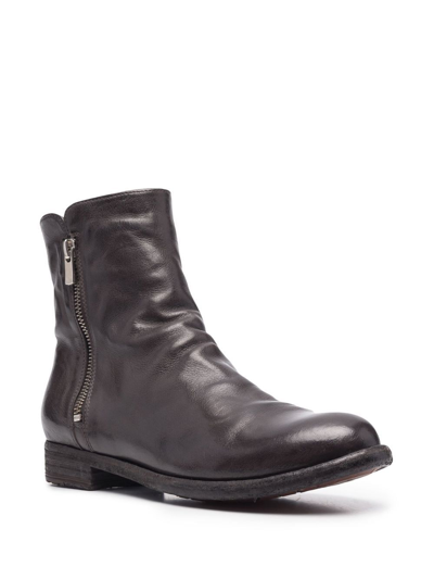 Officine Creative Lexikon Ankle Boots In Brown
