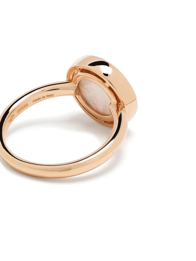 Shop Damiani 18kt Rose Gold D.side Diamond Ring In Pink