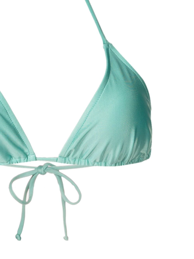 Lygia & Nanny Maya Tie-fastening Bikini Set In Blue