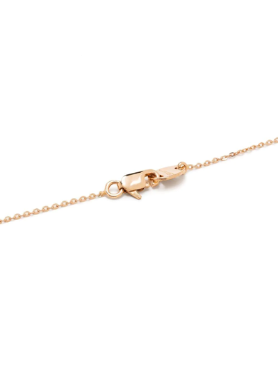 Shop Damiani 18kt Rose Gold D.icon Diamond Pendant Necklace In Pink