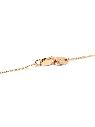 Shop Damiani 18kt Rose Gold D.icon Diamond Necklace In Pink