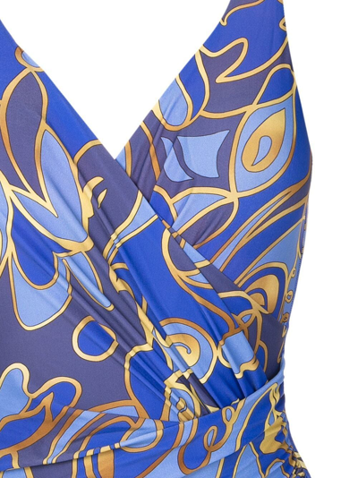 Lygia & Nanny Graphic-print Swimsuit In Blue