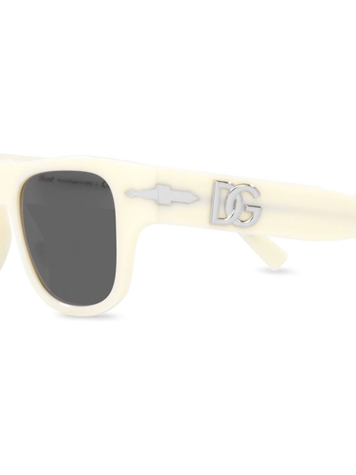 Persol Square-frame Sunglasses In Nude