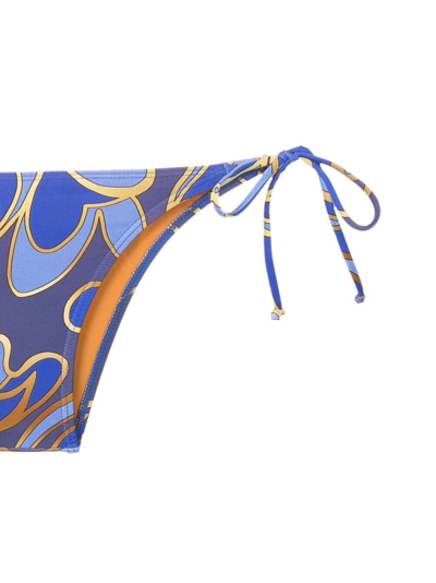 Shop Lygia & Nanny Graphic-print Bikini In Blue