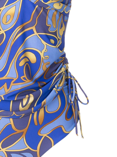 Lygia & Nanny Graphic-print Swimsuit In Blue