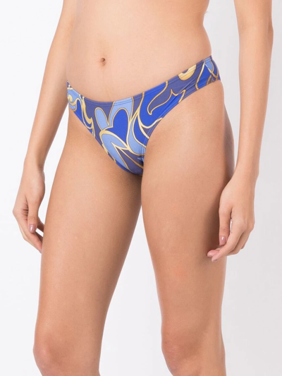 Lygia & Nanny Graphic-print Bikini In Blue