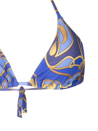 Lygia & Nanny Graphic-print Bikini In Blue