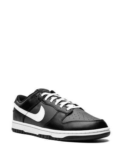 Shop Nike Dunk Low Retro "black Panda" Sneakers