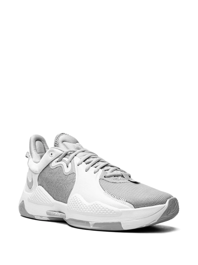 Nike Pg 5 Tb Low-top Sneakers In Grey