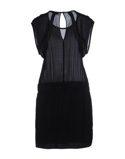 Shop Iro Short Dress In Black