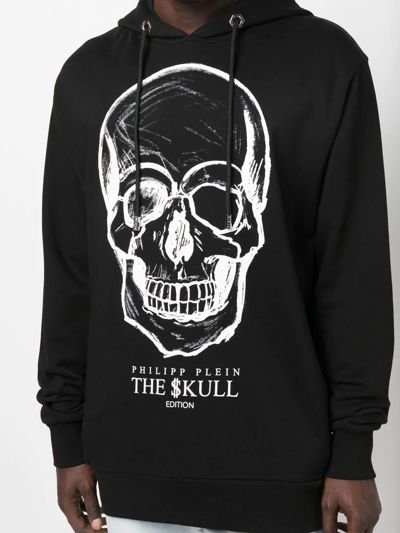 Shop Philipp Plein Skull-print Hoodie In Schwarz