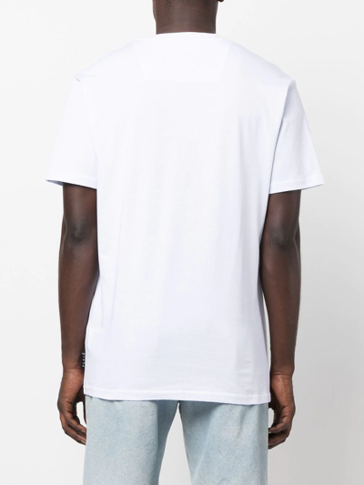 Philipp Plein Skull-print Short-sleeve T-shirt In Weiss