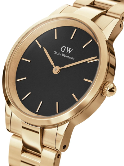 Shop Daniel Wellington Iconic Link 28mm In Schwarz