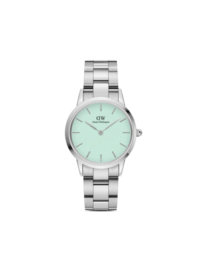 Shop Daniel Wellington Iconic Link Mint 32mm In Blau