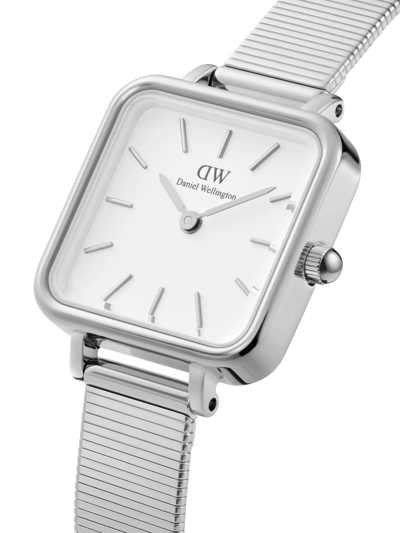 Shop Daniel Wellington Quadro Studio 22x22mm In Weiss