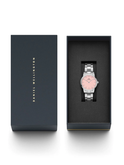 Shop Daniel Wellington Iconic Link Blush 28mm In Rosa