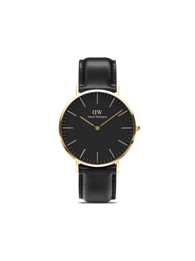 Daniel Wellington Classic Sheffield Black Dial 40 Mm Watch Dw00100127 In Schwarz