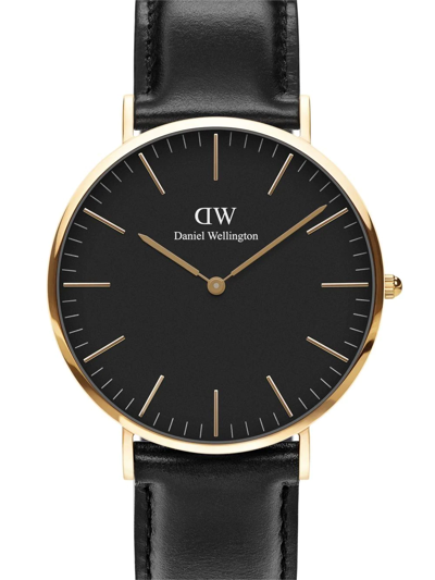 Shop Daniel Wellington Classic Sheffield 40mm In Schwarz